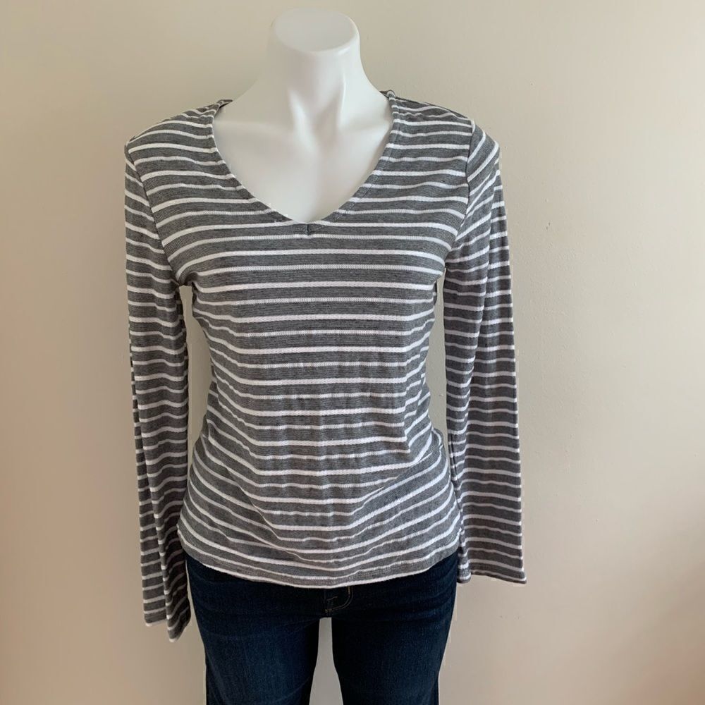 A New Day Striped Long Sleeve Top